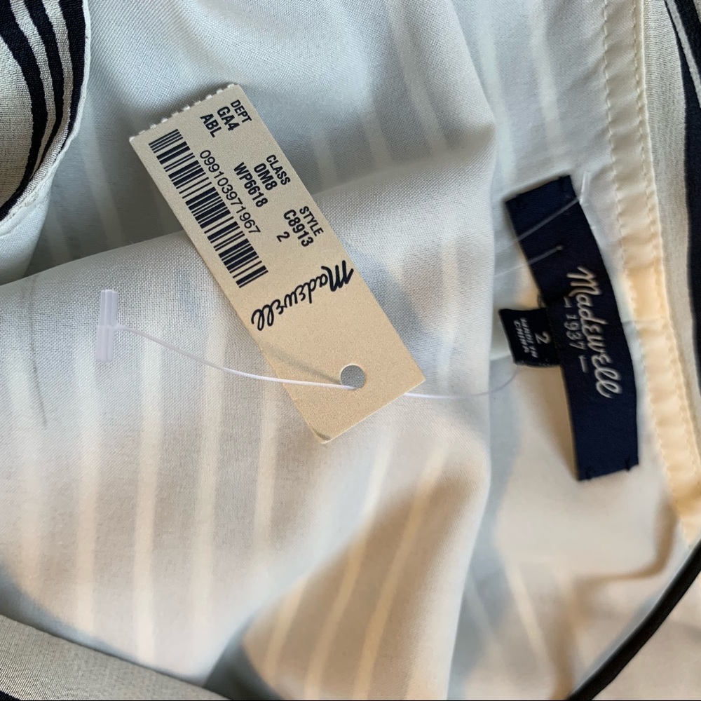 Madewell Spaghetti Straps Silk Dress - Picture 7 of 8